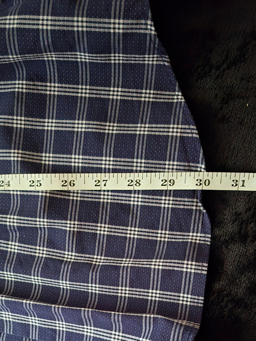 Bugatchi Shaped Comfort Stretch Purple Plaid Button Down Shirt Men's L Cotton - Picture 9 of 9